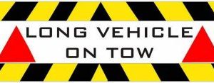 On Tow Sign